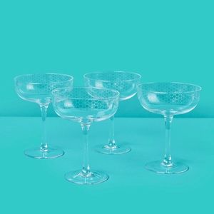 Chic and Tonic Coupe Glass Set of 4